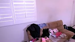 The sexy Asian blonde swallowed cum at her modeling audition.