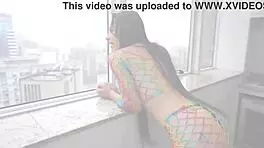 Gih Spanic takes five huge cocks?