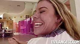 Anal Whore Feels Intense Pleasure With Pussy Squirt