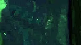 teen bends over for dildo domination in rough outdoor doggystyle bondage.