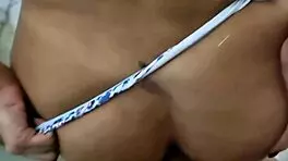 i put my hand on my stepmom's pussy and my cock got hard, so i showed it to her and she sucked it.