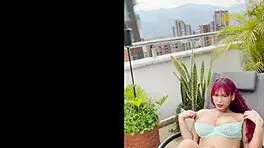 Scarlette Flame Takes Fat Creampie in Tight Pussy