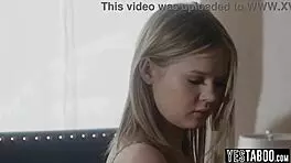 Stepdad Removes Stepdaughter's Chastity Belt for Rough Cunilingus