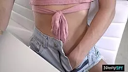 Nanny Gives Boss Cock Massage