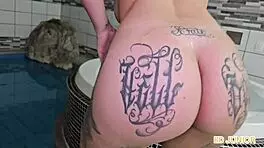 First porn video of young gaucho girl with total anal in red and sheer