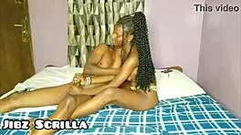 Ebony teen sucking and pounding is wonderful