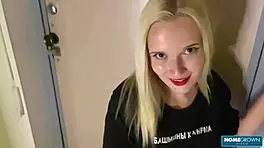 i'm blonde babe moaning loud while getting pussy banged hard
