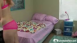 Sexy teen 18+ beauty fingers shaved pussy with toys 😍