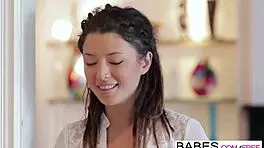 Daisy Haze and Aiden Ashley in ebony MILF anal tryst