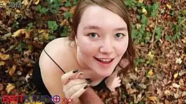 Yo, check this real 18yo giving a messy blowjob and swallowing it all! 😜