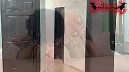 Beautiful Brunette Teen 18+ And Stranger Fuck With Monster Cock In Airbnb!