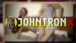 stunning asian babe gets interracial blowjob and creampie finish