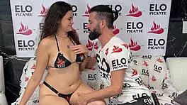 Silvye Abou's big ass and tits in Colombian casting interview