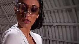 Stunning latina teen deisy leon undresses and shows small tits and pussy