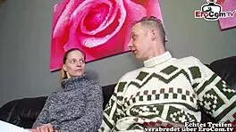 Deutsche Teen 18+ Freundin Shared in First MMF Amateur Casting