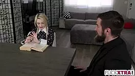 Sex ed for tiny 18+ goth girl