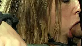 Petite slave whipped silent with bdsm vibrator fuck.