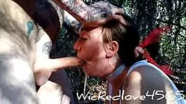 Outdoor rough sloppy face interaction.