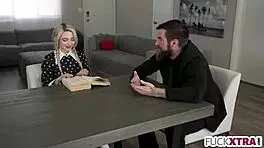 Sex ed for tiny 18+ goth girl