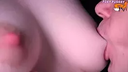 Close Up Tits Licking Sucking And Touching