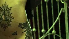 blonde gets anal dildo and deep throat with midget 😈