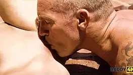 i’m so thrilled, jenny gets wild with handsome mature dad in hot sex.