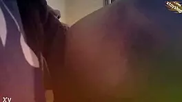 Watch this teen using a beer bottle for deep ass masturbation at home