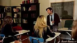 Slutty Stepsister Rides Cock in Glamorous Fantasy Storyline with Socks and Classy Pussy