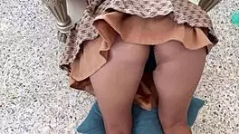 milf stepmom gets stuck and fucked under the table by horny stepson