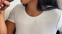 I Really Enjoy Satisfying My Desires With A Huge Meat Dildo - Amateur Couple - Nysdel