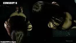 该死，塞雷娜，你在偷窥孔像专业人士一样吞了10发！