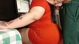 My Stepmother's Computer Issue Leads to Intense Licking!