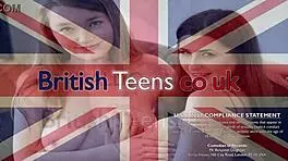 chubby british teen in lingerie rims a guy in the bedroom, ending with cum in mouth