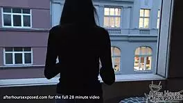 Kate Sottile Parties With Euro Coed Spinner