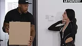 Teen feels emotional cheating with BBC delivery guy