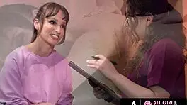 Leana Lovings Says, 'This Oiled European Lesbian Massage With Cunilingus And Pussy Licking Is So Sexy!'