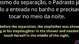 brazilian stepdaughter realized her stepfather's dick gets harder with her than with his ex-wife.