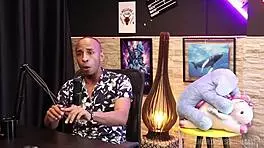 i’m obssessed with this black nerd in red lingerie, so sexxy!