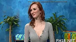 teen 18+ gets tight pussy oiled after massage