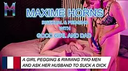 he sucks me for the first time in bi-curious fantasies, pegging, rimming, drooling blowjobs, double penetration.