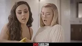 Lucky stepbrother says, I'm fucking my stepsister and her virgin friend now.