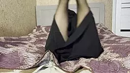 Intriguing homemade video of syrian milf in pantyhose sharing petite scenes