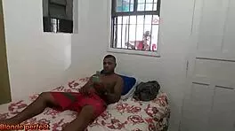 maid catches boss masturbating and offers silent deal for secret fun