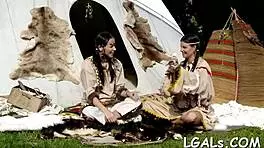 Watch Two Lesbian Teens Seduce With Kissing And Dildo Ass Licking!