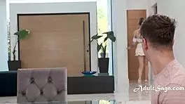 Blonde teen 18+ has a type for her step cousins kai jaxon dylan moore