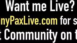 Penny pax says, 'I'm a dirty whore pleasing two cocks in lingerie'