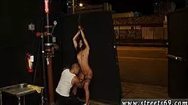 White Slave Licking and Outdoor Voyeur First Time Petite 18+ Tattooed