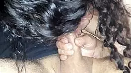 colombian milf sucking big cock till cum 😏