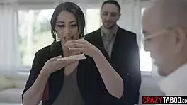 Petite Avi Love Submits to Dominant Stranger's Control