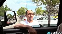 Courtney Cummz Loves Black Dick in Public Bus Scene!